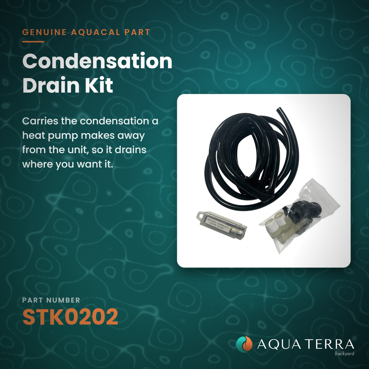 AquaCal Condensation Drain Kit, model STK0202, view 2