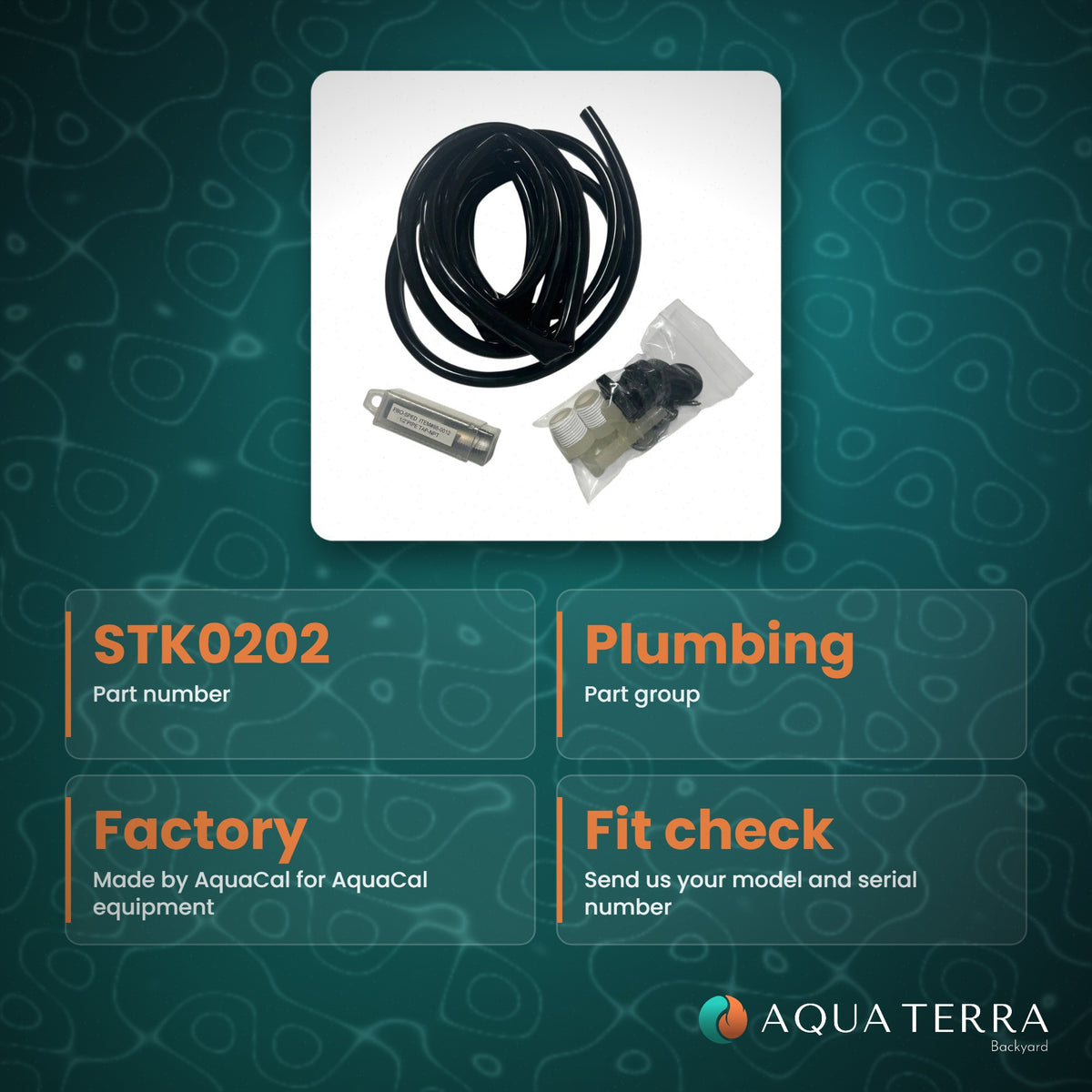 AquaCal Condensation Drain Kit, model STK0202, view 3
