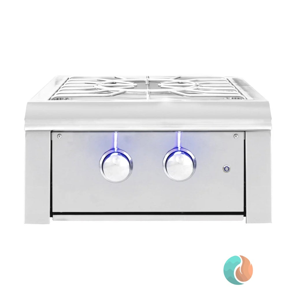 American Made Grills Alturi Natural Gas Power Burner with LED Illumination | ALTPB2-NG