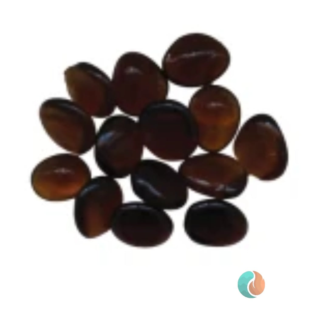 Amantii Small Beads Fire Glass Media, Amber | AMSF-GLASS-09