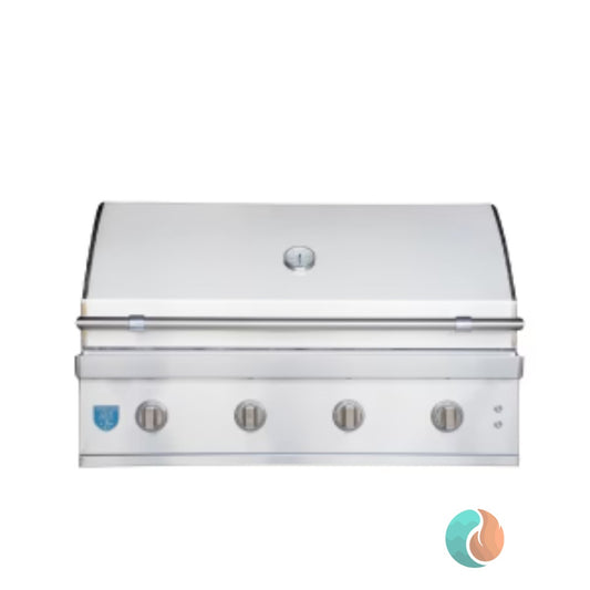 American Made Grills Atlas Built-In Propane Grill with Briquette Trays, 42" | ATS42-B-LP