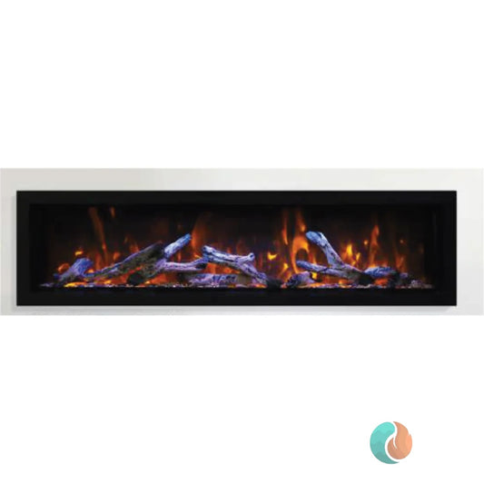 Amantii Panorama Deep Xtra Tall Lumina Smart Electric Fireplace, 60", Indoor/Outdoor | BI-60-DEEP-XT-LUMINA