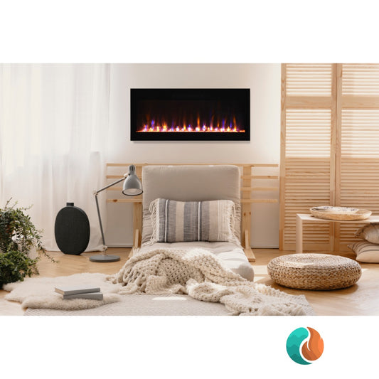 Amantii Evolution WiFi wall mounted electric fireplace, 42 inch