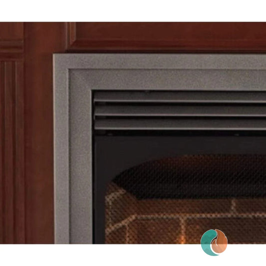 American Hearth Bottom Trim Kit, Hammered Pewter, for VFD32 Firebox | FBS1HP