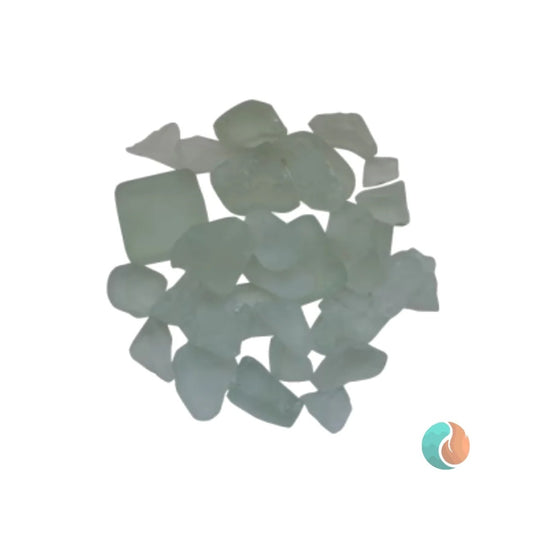 Amantii Frosted Fire Glass Media, White | AMSF-GLASS-07