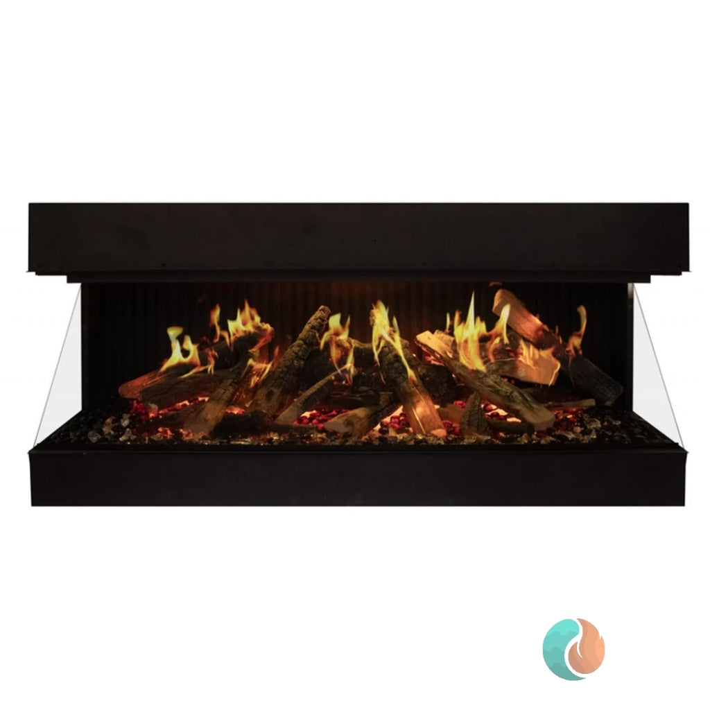 Amantii Signature MultiView Holo Electric Fireplace, 75" | MULTIVIEW-HOLO-75-SIG