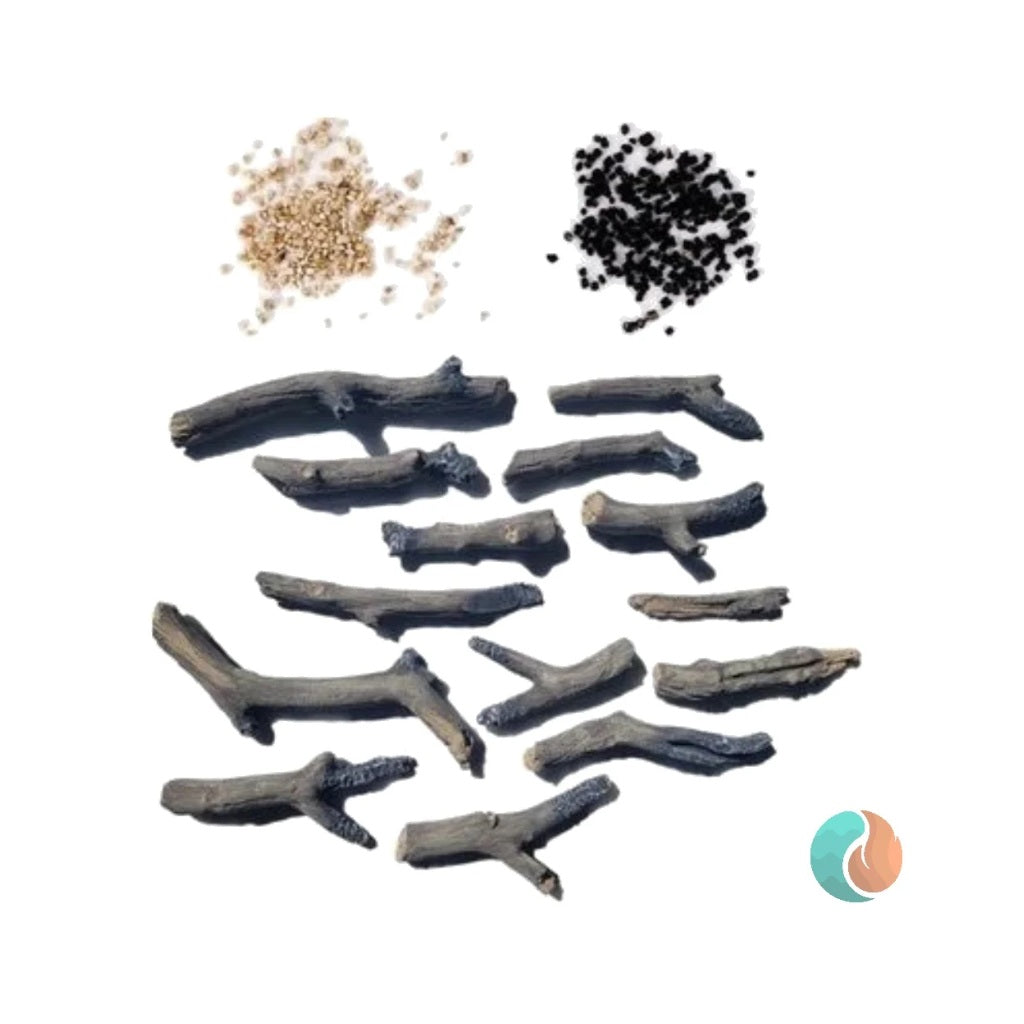 Amantii Oak Small Media Kit, 14 Piece | DESIGN-MEDIA-OAK-14PCE-XS