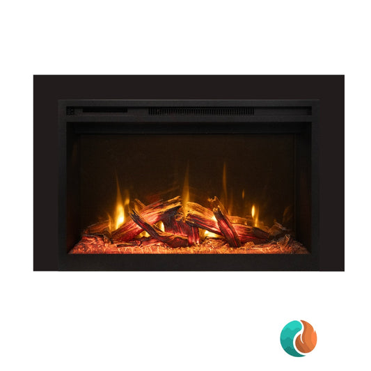 Amantii RusticStone electric fireplace, 36 inch