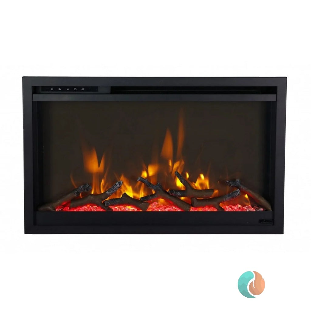 Amantii Traditional Xtraslim Smart Electric Fireplace, 26" | TRD-26-XS