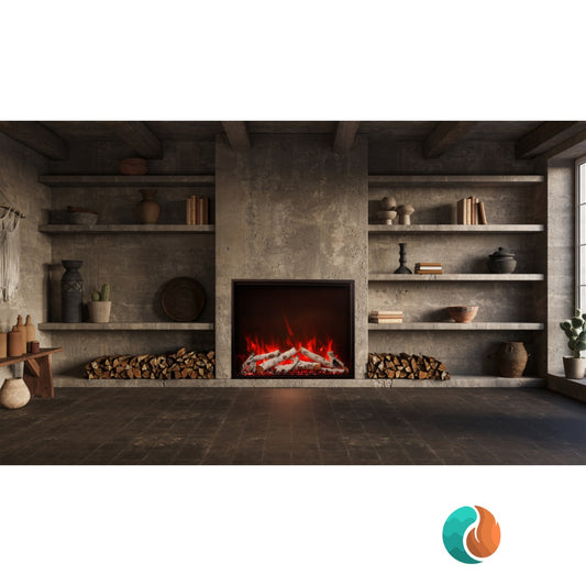 Amantii Traditional Bespoke electric fireplace, 30 inch