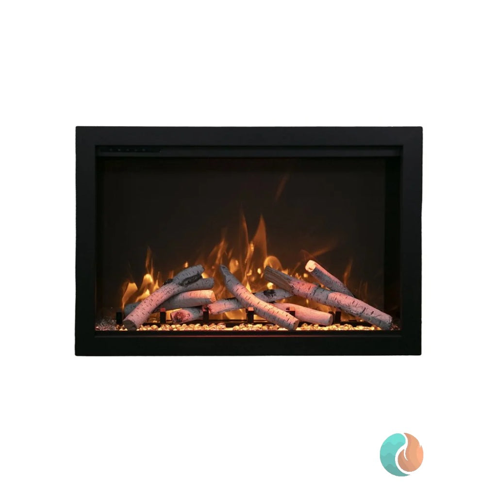 Amantii Traditional Bespoke Electric Fireplace, 38", Indoor/Outdoor | TRD-38-BESPOKE