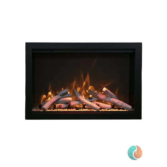 Amantii Traditional Bespoke Electric Fireplace, 38", Indoor/Outdoor | TRD-38-BESPOKE