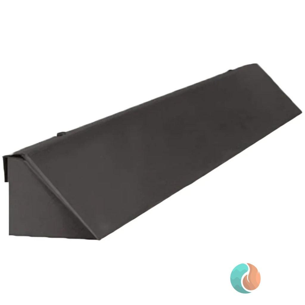 American Hearth Extended Hood, Black, for VFD32 Firebox | VB4H32BL