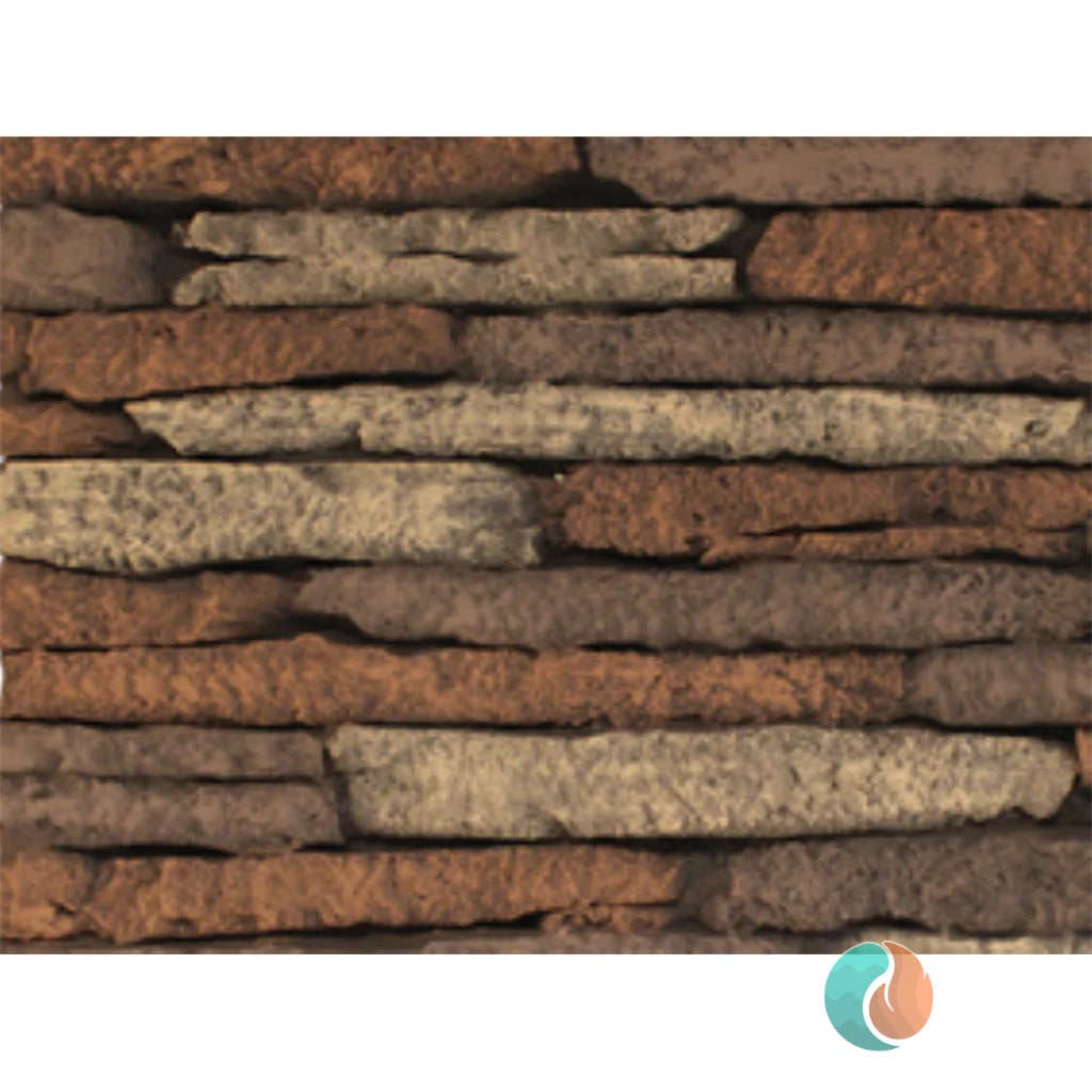American Hearth Stacked Fieldstone Liner, 32", for VFD32 Firebox | VBP32SK