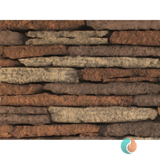 American Hearth Stacked Fieldstone Liner, 32", for VFD32 Firebox | VBP32SK