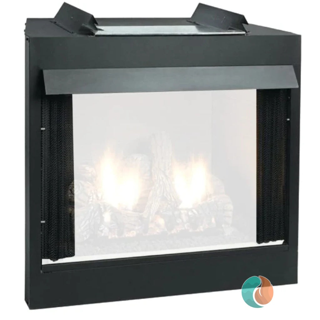 American Hearth Jefferson Deluxe Vent-Free Louvered Firebox, 42" | VFD42FB0L