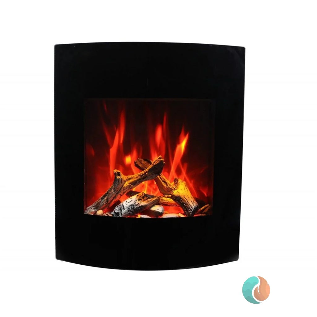 Amantii Wall Mount or Built-In Smart Electric Fireplace | WM-BI-2428-VLR-BG
