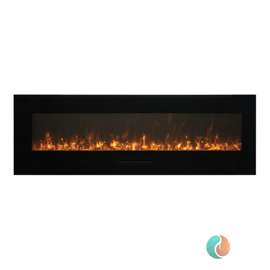 Amantii Wall Mount & Flush Mount Smart Electric Fireplace | WM-FM-50-BG-3
