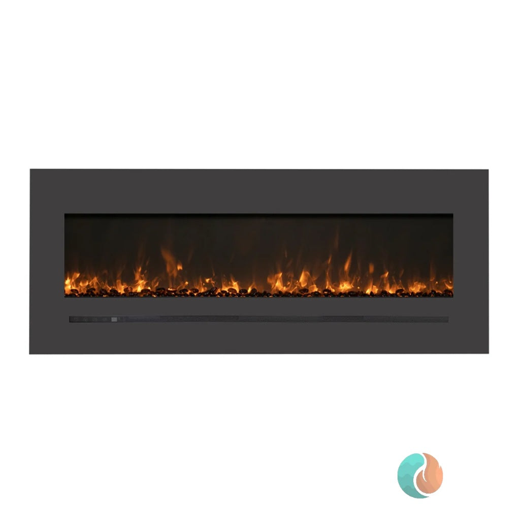 Amantii Wall Mount & Flush Mount Electric Fireplace, 48" | WM-FML-48-5523-STL