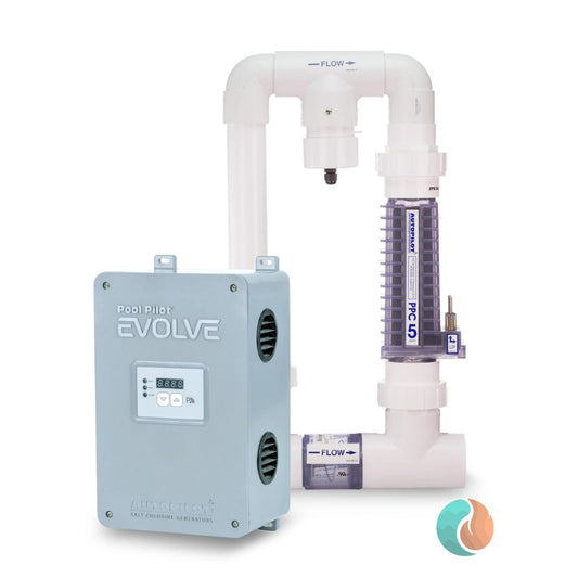 AutoPilot Pool Pilot Evolve Salt Chlorine Generator, PPM5 Manifold | CPB0009A
