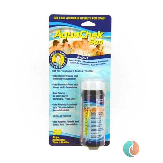 AquaChek Spa 6-Way Test Strips, 50-Count | 552244