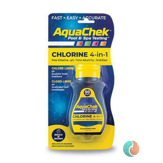 AquaChek Yellow Chlorine 4-Way Test Strips | 511244A