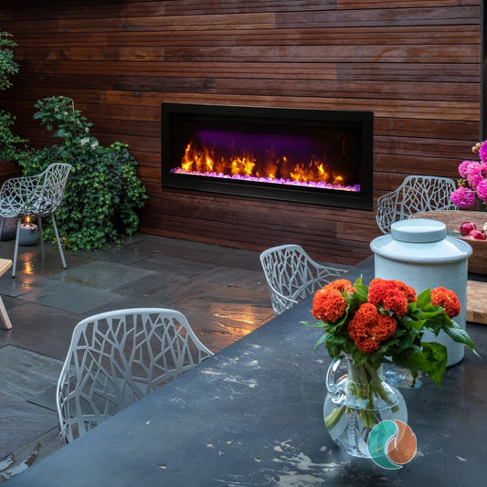 Amantii Symmetry Lumina Electric Fireplace, 42" | SYM-42-LUMINA