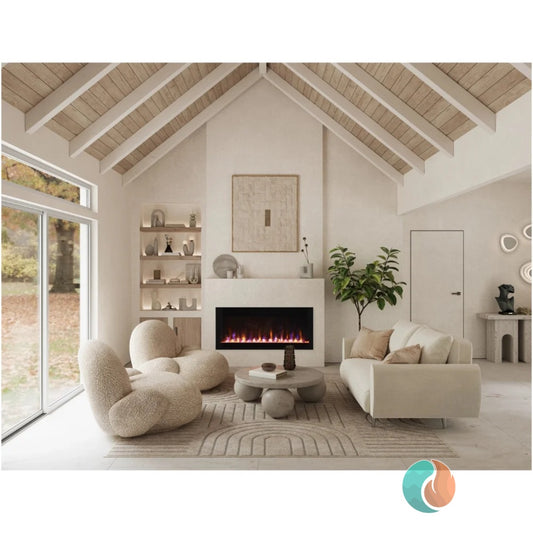 Amantii Evolution WiFi Wall Mounted Electric Fireplace, 36" | EVO3620