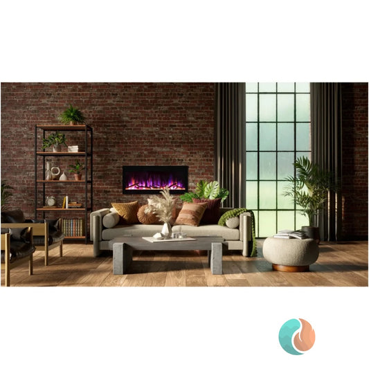 Amantii Evolution WiFi Wall Mounted Electric Fireplace, 42" | EVO4220