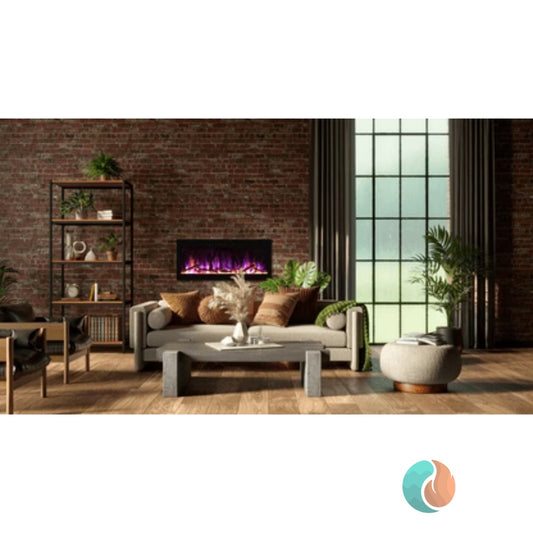 Amantii Evolution WiFi Wall Mounted Electric Fireplace, 50" | EVO5020
