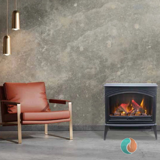 Amantii Cast Iron Freestanding Electric Fireplace | E50-NA