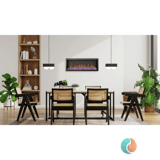 Amantii Symmetry Xtra Tall Bespoke Electric Fireplace, 88", Indoor/Outdoor | SYM-88-XT-BESPOKE