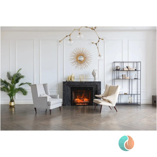 Amantii Classic Edition WiFi Enabled Electric Fireplace Insert, 33" | CE33