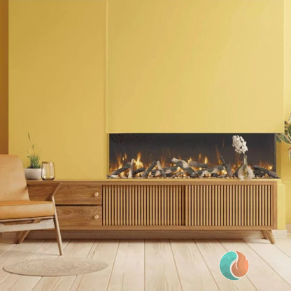 Amantii Tru View Bespoke Electric Fireplace, 85" | TRV-85-BESPOKE
