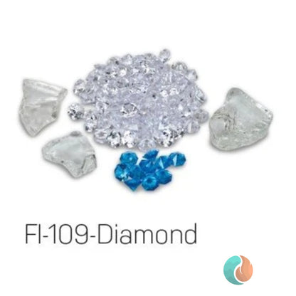 Amantii Decorative Fire Glass Ice Media | FI-109-DIAMOND