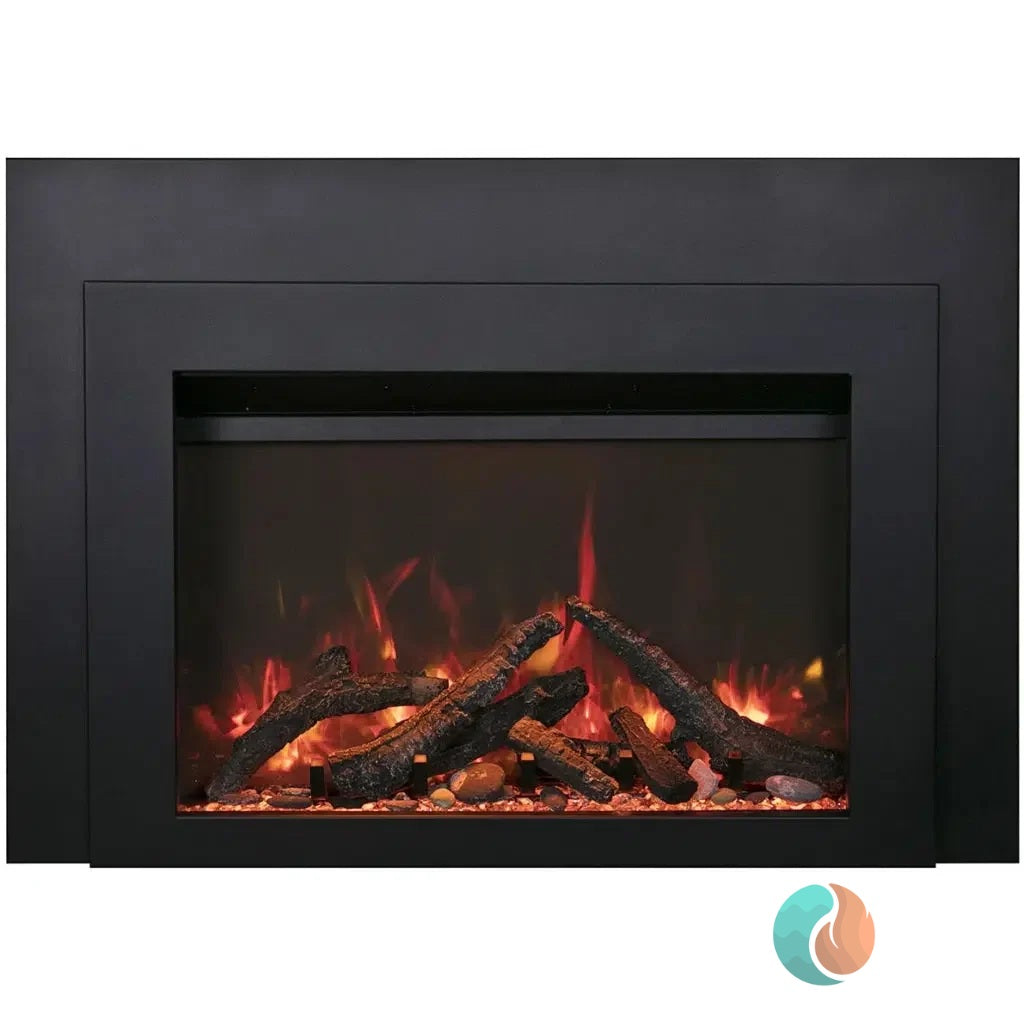 Amantii Flush Mount Electric Fireplace Insert, 30" | INS-FM-30