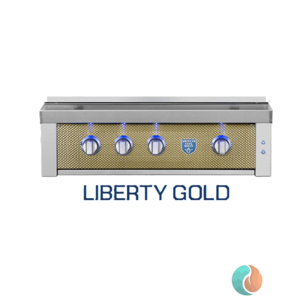 American Made Grills Liberty Gold Faceplate for 30" Estate & Freedom Grills | FACE-GOLD-30