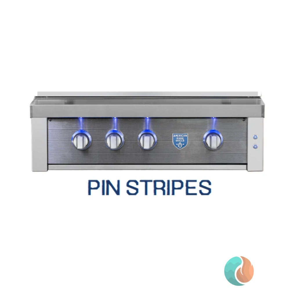 American Made Grills Pin Stripes Faceplate for 42" Estate & Freedom Grills | FACE-PIN-42