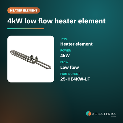ACC 25-HE4KW-LF 4kW low flow spa heater element at a glance: replacement element for low flow heaters