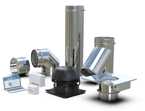 Enervex residential chimney fans, controls and adapters