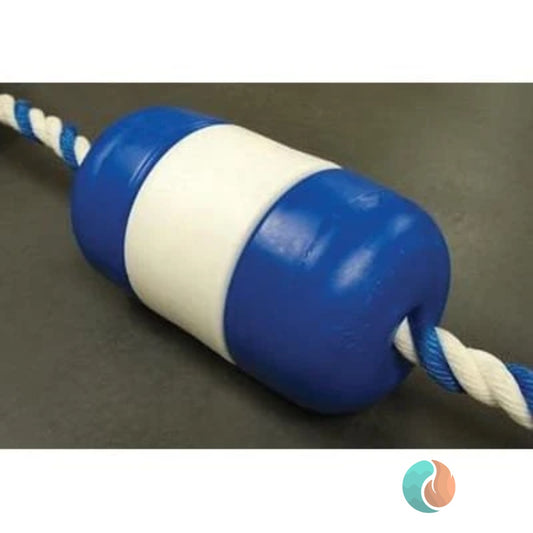 American Granby Handi-Lock Rope Float, 5" x 9", Blue/White/Blue, for 3/4" Rope | IF5975