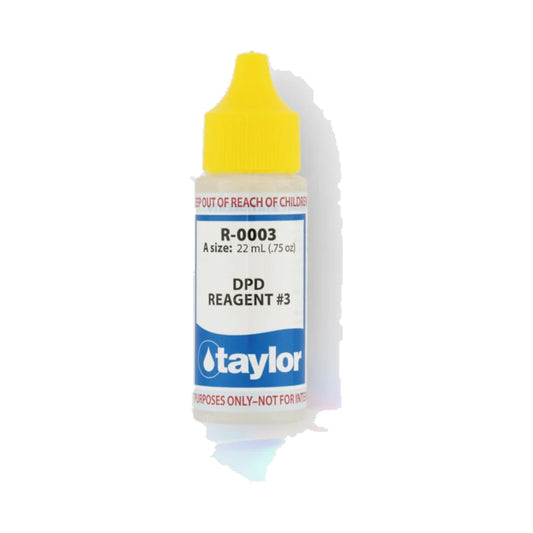 One 0.75 oz bottle of Taylor DPD Reagent #3 Dropper Bottle