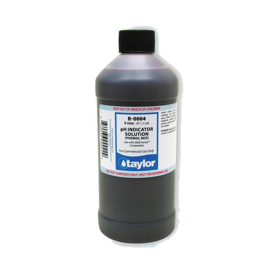 One 16 oz bottle of Taylor pH Indicator Solution, 2000 Series
