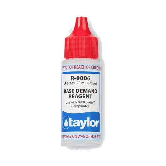 One 0.75 oz bottle of Taylor Base Demand Reagent, 2000 Series