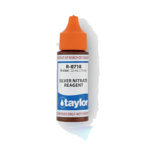One 0.75 oz bottle of Taylor Silver Nitrate Reagent