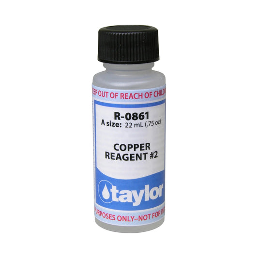One 0.75 oz bottle of Taylor Copper Reagent #2