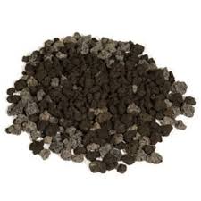 Athena Black Granules, a pile of fine black lava granules, model HP-B-GR-10