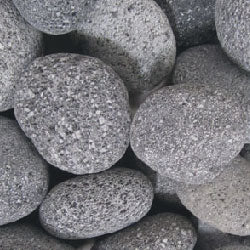 Athena 2 to 3 inch lava pebbles, a pile of larger natural lava stones, model NL-5080