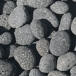 Athena 1 to 2 inch lava pebbles, a pile of natural lava stones, model NL-3050