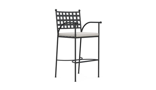 Athens Bar Stool, Noir